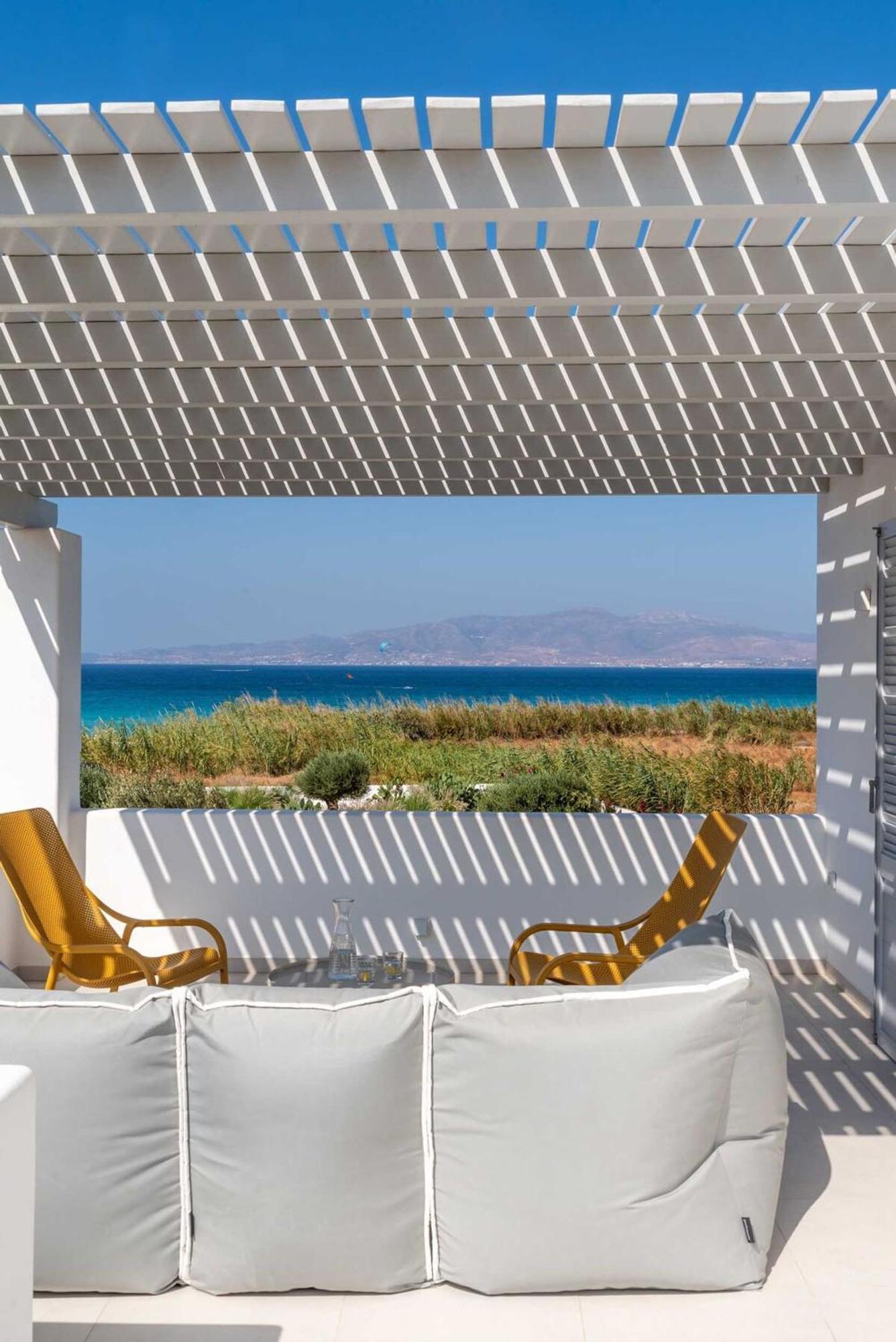 Villa Aura - Beachfront Villa With Private Pool Kastraki  Exterior photo